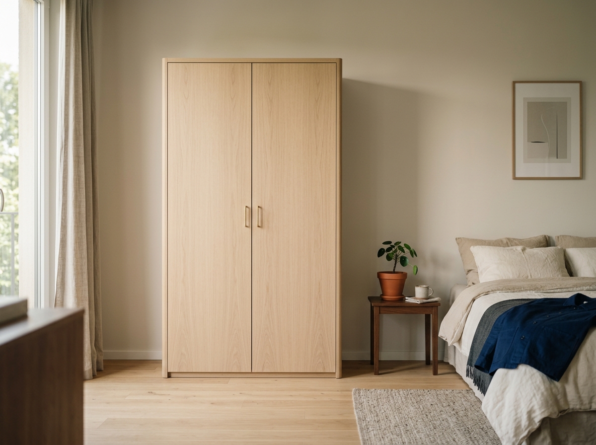 Dressing trois portes monté et fixé — Bertrange — chambre.